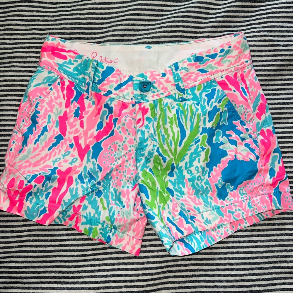 Lilly Pulitzer Lets Cha Cha Callahan Shorts size 00